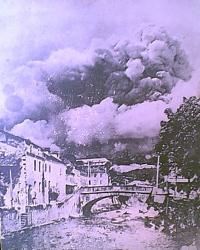 Ausbruch des Vulkans Monte Pelee am 8. Mai 1902
