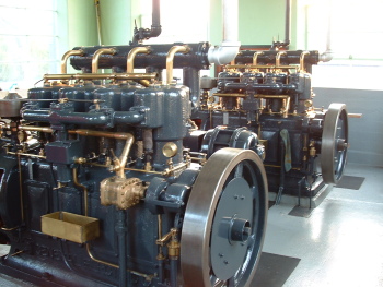 Die alten Maschinen zur Stromerzeugung