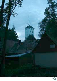Moritzbergturm mit Antennen