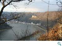 Rhein vom Lorelei-Felsen aus