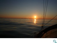 Sonnenuntergang Cape Cod Bay