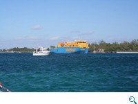das "Mail Boat" zurück von den "Outer Islands"