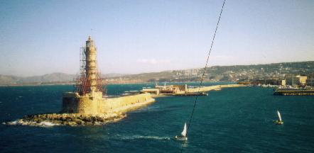 Hafen von Chania auf Kreta